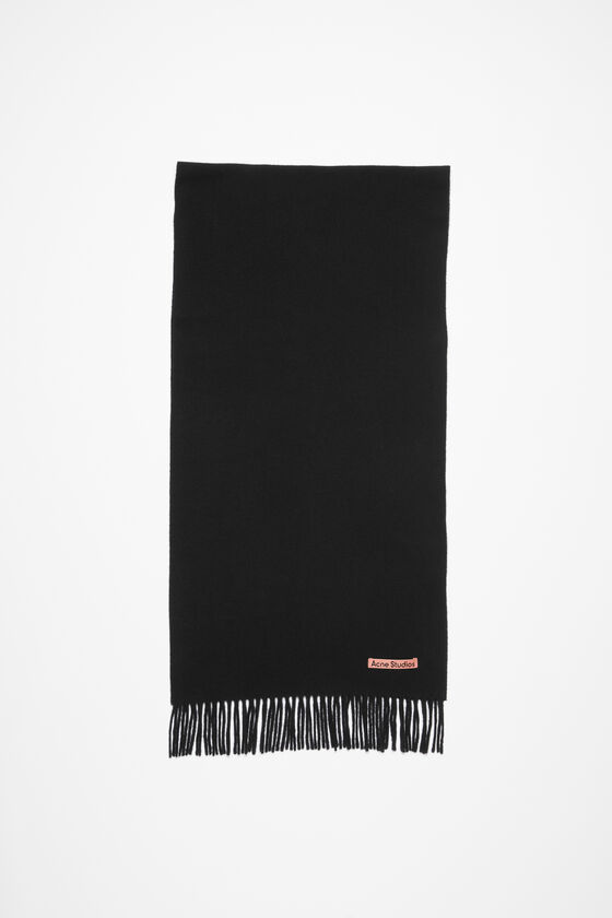 (image for) Affordable Fringe wool scarf – Narrow